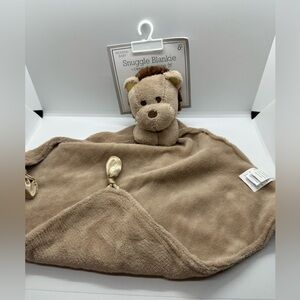 Modern Baby Snuggle Blankie Lion Security Blanket Lovey Plush Toy Crinkle 14x14